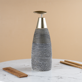 Modern Black & Gold Ceramic Bathroom Accessory Set